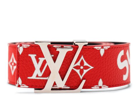 cinturon lv original|supreme lv belt retail price.